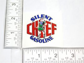 2" Round Silent Chief Gasoline Logo Sticker