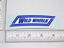 4" Weld Wheels Logo Sticker 4" Weld Wheels Logo Sticker