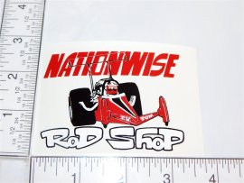 3.5" Nationwise Rod Shop Logo Sticker