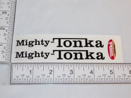 Mighty Tonka 1965 Crawler Crane Replacement Sticker Set
