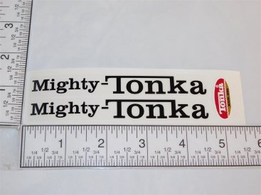 Mighty Tonka 1965 Crawler Crane Replacement Sticker Set Main Image