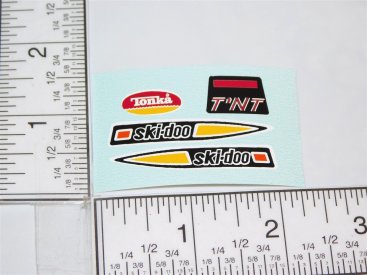 Tonka Ski-Doo Snowmobile Replacement Sticker Set Main Image