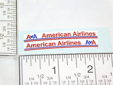 Pair Superfast Matchbox #65 Airport Coach American Airlines Stickers Main Image