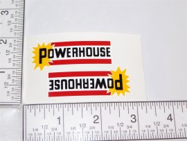 Pair Marx Powerhouse Red Stripe Logo Door Stickers Pair Marx Powerhouse Red Stripe Logo Door Stickers