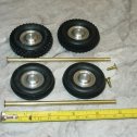 Cox Thimble Drome Champion Pusher Wheel/Tire/Axle Replacement Part Set Alternate View 2 Cox Thimble Drome Champion Pusher Wheel/Tire/Axle Replacement Part Set Alternate View 2