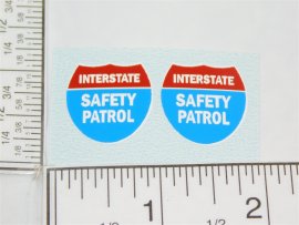 Mini Tonka Interstate Safety Patrol Truck Replacement Sticker Set Mini Tonka Interstate Safety Patrol Truck Replacement Sticker Set