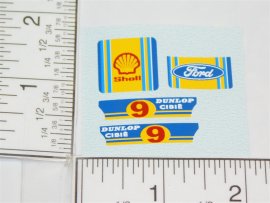 Superfast Matchbox #9 Ford Ralleye Escort Replacement Stickers Superfast Matchbox #9 Ford Ralleye Escort Replacement Stickers