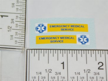 Superfast Matchbox #41 Ambulance Replacement Stickers Main Image