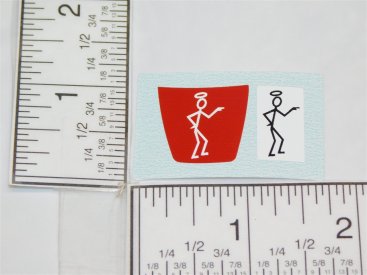 Corgi The Saint Volvo P1800 Car Replacement Sticker Set Main Image