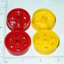 Wyandotte Yellow Plastic Wheel Toy Part Main Image Wyandotte Yellow Plastic Wheel Toy Part Main Image