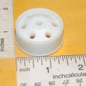 Marx 3D Printed Plastic White Budd Style Wheel Replacement Toy Part Main Image