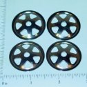 Set of 4 Ertl Loadstar Metal Hub Cap Toy Parts Main Image Set of 4 Ertl Loadstar Metal Hub Cap Toy Parts Main Image