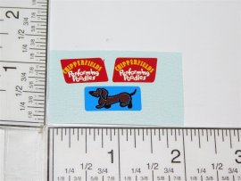 Corgi Chipperfield Performing Poodles Impala Replacement Sticker Set Corgi Chipperfield Performing Poodles Impala Replacement Sticker Set