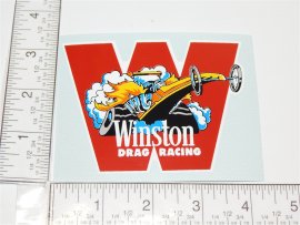 4" Winston Drag Racing Top Fuel Dragster Logo Sticker 4" Winston Drag Racing Top Fuel Dragster Logo Sticker