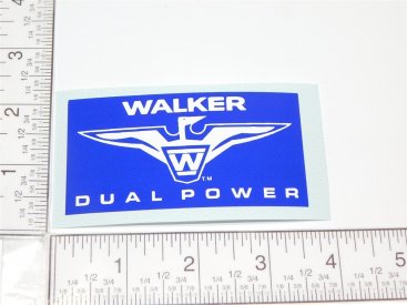 3.5" Walker Dual Power Automotive Logo Sticker Main Image