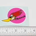 3" Thrush Mufflers Woodpecker Logo Sticker Main Image