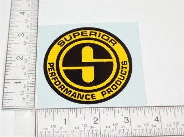 3" Diameter Superior Performance Products Logo Sticker Main Image