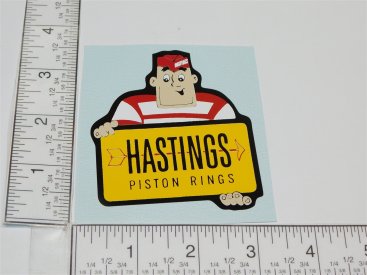 3" Hastings Piston Rings Logo Sticker Main Image