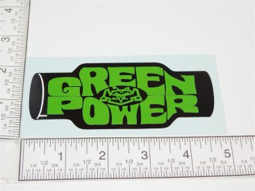 5" Green Power Mufflers Logo Sticker Main Image