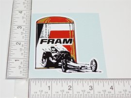 3.5" Fram Oil Filters Dragster Logo Sticker