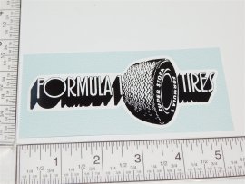 5" Formula 1 Super Stock Tires Logo Sticker