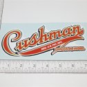 7" Cushman Motor Scooters Script Logo Sticker Main Image 7" Cushman Motor Scooters Script Logo Sticker Main Image