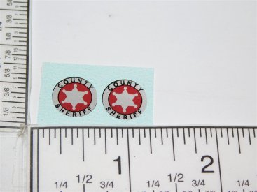 Corgi Oldsmobile County Sheriff Car Replacement Sticker Set Main Image