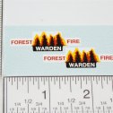 Corgi Forest Fire Warden Land Rover Replacement Sticker Set Main Image Corgi Forest Fire Warden Land Rover Replacement Sticker Set Main Image