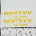 Pair Metalcraft Hardy's Salt Box Van Delivery Truck Stickers Main Image