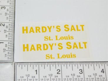 Pair Metalcraft Hardy's Salt Box Van Delivery Truck Stickers Main Image