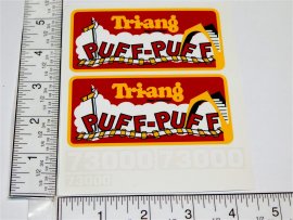 Triang Puff Puff Locomotive Replacement Sticker Set Triang Puff Puff Locomotive Replacement Sticker Set