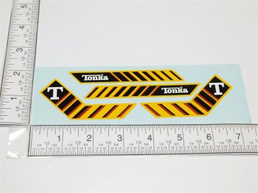 Tonka 1980's Trencher Construction Toy Replacement Sticker Set Main Image