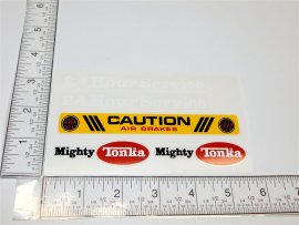 Mighty Tonka 1976/77 Wrecker Tow Truck Replacement Sticker Set