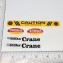 Mighty Tonka 1974/75 Crane Construction Truck Replacement Sticker Set Main Image