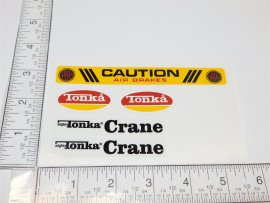 Mighty Tonka 1974/75 Crane Construction Truck Replacement Sticker Set Mighty Tonka 1974/75 Crane Construction Truck Replacement Sticker Set