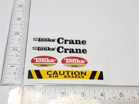 Mighty Tonka 1970-73 Crane Construction Truck Replacement Sticker Set Mighty Tonka 1970-73 Crane Construction Truck Replacement Sticker Set