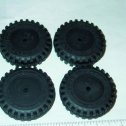 Set of 4 Rubber Tonka Script Tire Toy Parts Main Image Set of 4 Rubber Tonka Script Tire Toy Parts Main Image