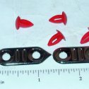 Tonka Fire Truck Rear Tail Lights w/Bezels Replacement Toy Parts Main Image Tonka Fire Truck Rear Tail Lights w/Bezels Replacement Toy Parts Main Image