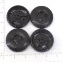 Buddy L Set of 4 Plastic Replacement Wheel/Tire Toy Parts Main Image