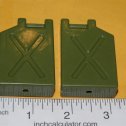 Pair Injection Mold Plastic Gasoline Cans for Tonka Army Jeep & Others Main Image