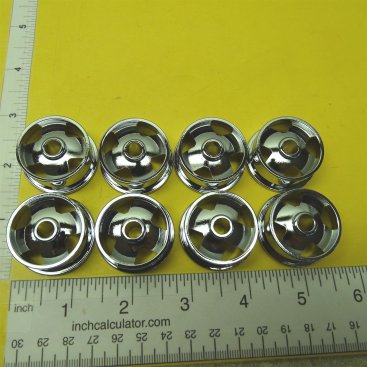 Chrome Plated Smith Miller 4 Spoke Cast Replacement Wheel Part Main Image
