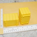 Pair Tonka Custom 3D Printed Plastic Yellow Tiny Tonka Cargo Bin Alternate View 2