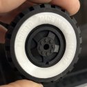 Structo 3D Printed Plastic Replacement Wheel & Whitewall Toy Part Alternate View 4 Structo 3D Printed Plastic Replacement Wheel & Whitewall Toy Part Alternate View 4