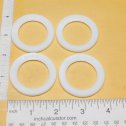 Set of 4 Structo 3D Printed Plastic Replacement Whitewall Toy Part Main Image