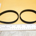 Marx 3D Printed Plastic Construction Dozer Replacement Tracks Toy Part Main Image