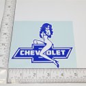5" Chevy Bowtie Logo Pinup Girl Sticker Main Image 5" Chevy Bowtie Logo Pinup Girl Sticker Main Image