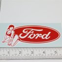 5" Red Ford Oval Logo Pinup Girl Sticker Main Image 5" Red Ford Oval Logo Pinup Girl Sticker Main Image