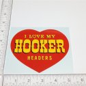 5" Hooker Headers Heart Shaped Logo Sticker Main Image 5" Hooker Headers Heart Shaped Logo Sticker Main Image