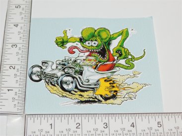 5" Rat Fink in a T-Bucket Logo Sticker Main Image
