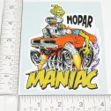 5" Mopar Maniac Dodge Charger Cartoon Logo Sticker Main Image 5" Mopar Maniac Dodge Charger Cartoon Logo Sticker Main Image
